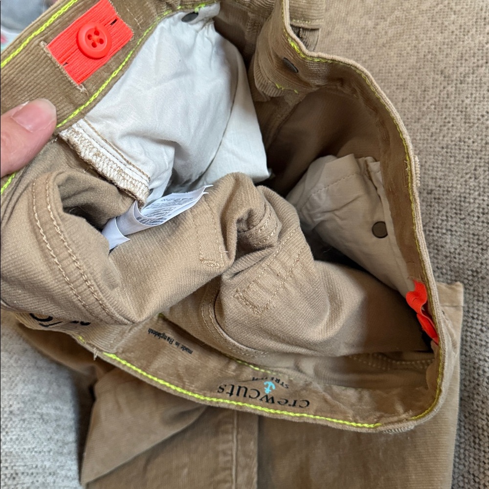 Crewcuts Beige Corduroy Stretch Pants - Picture 5 of 5